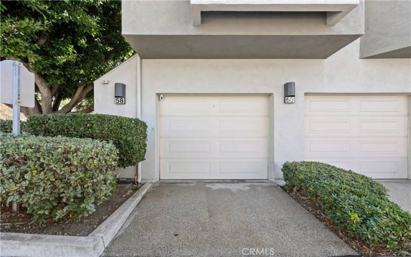 Large/deep 1 car Garage under unit