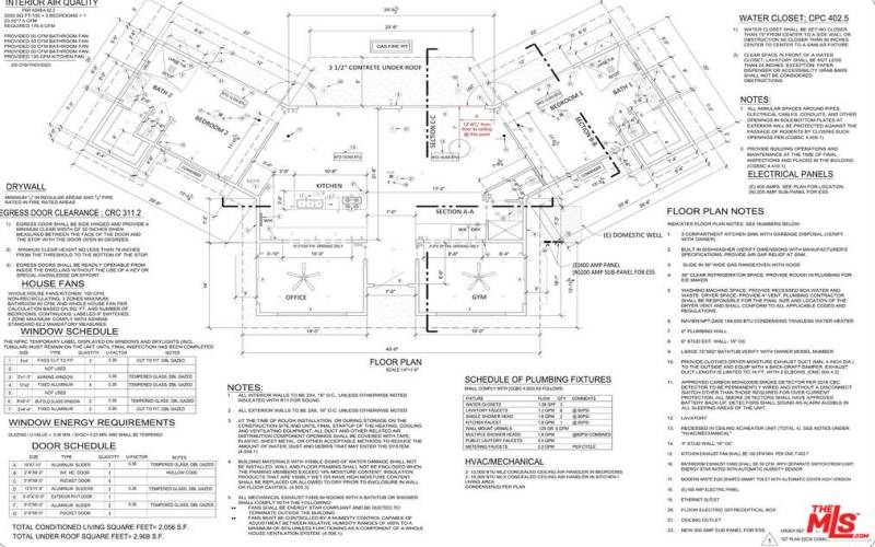 Mother House - 2,550 sq ft - permit ready to issue.