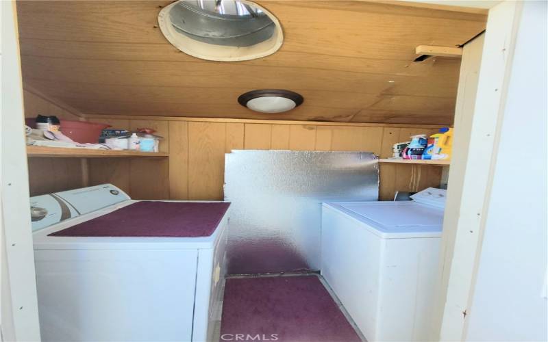 Washer and Dryer in an individual room