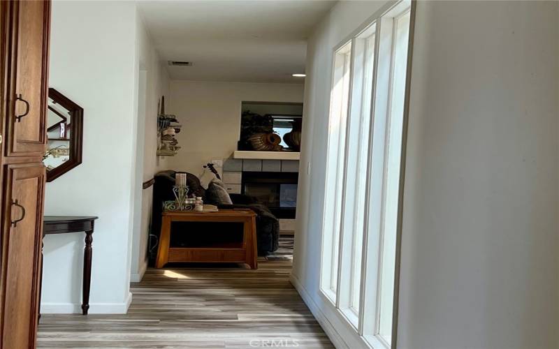 Hallway to Family Room