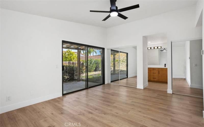 primary room with attached bathroom