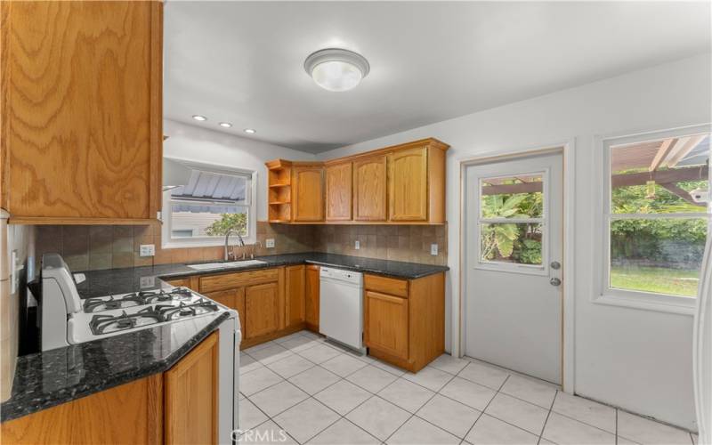 Updated Kitchen includes dishwasher