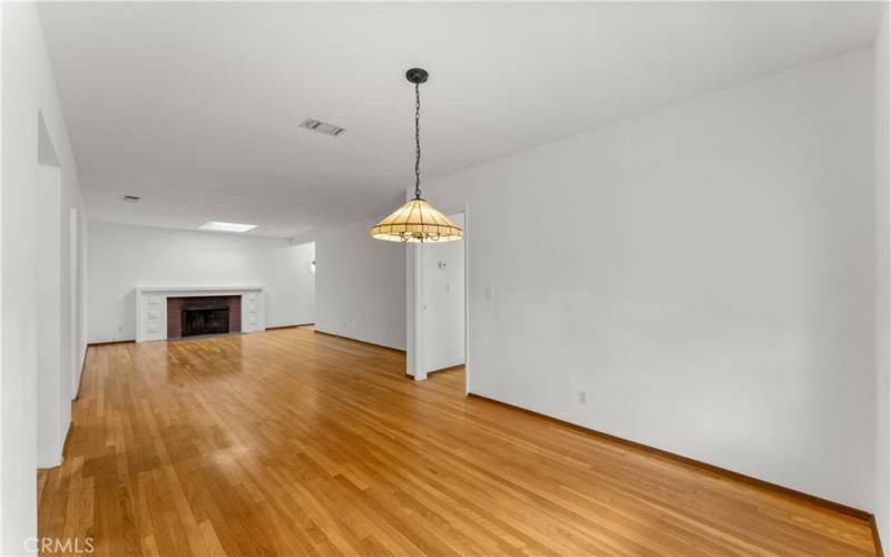 Living Room to Dining Room area