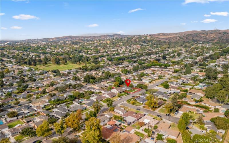 Aerial View of 8359 California Avenue