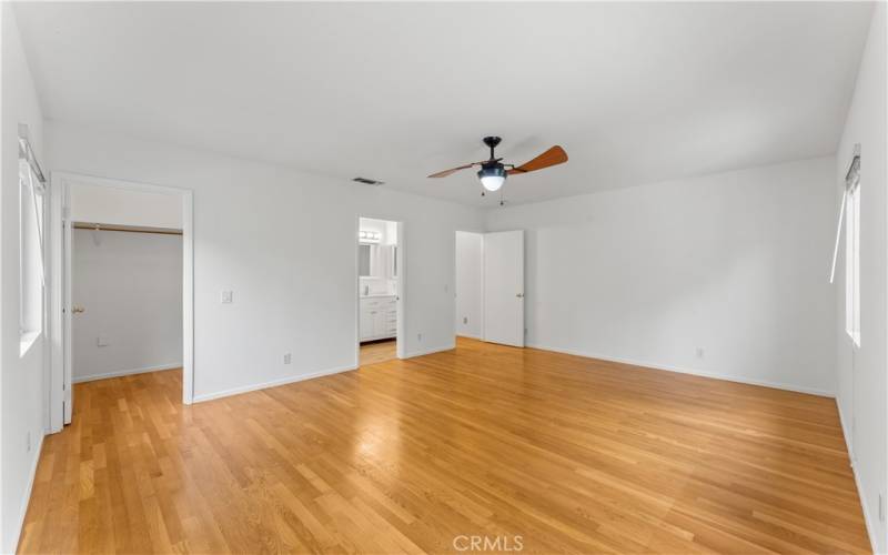 Master Bedroom to Walk In Closet