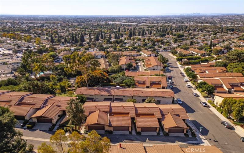 Commanding views of the LA skyline throughout