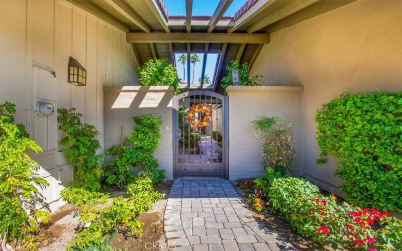 Paved driveway and walk way