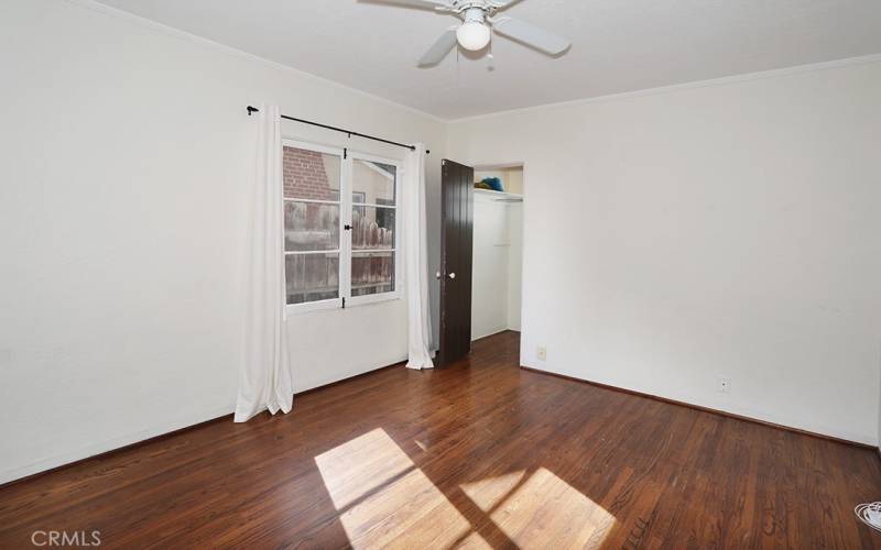 Bedroom #2. There are ceiling fan’s throughout this home.