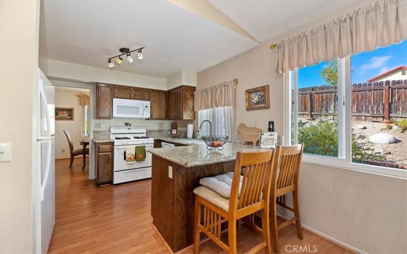 Kitchen with Granite Counters