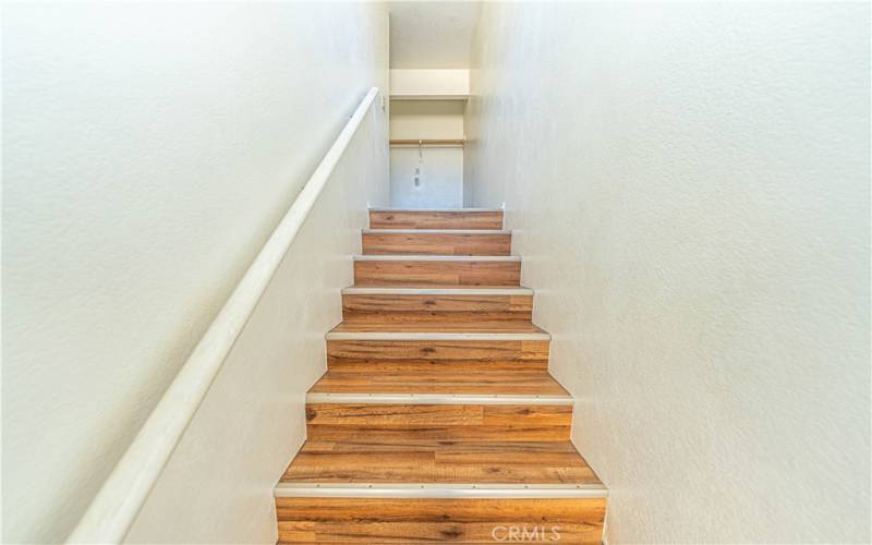 Staircase and Laundry Hook Up