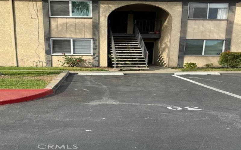 Assigned Parking Space in front of unit