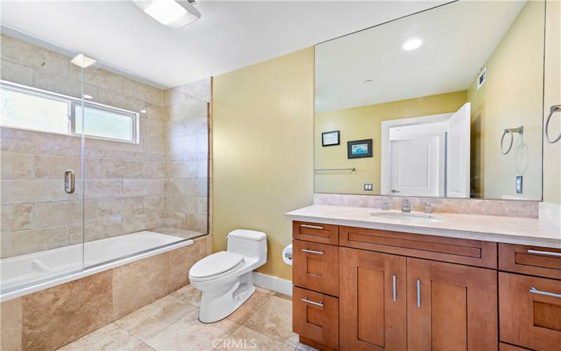 Upper level bathroom