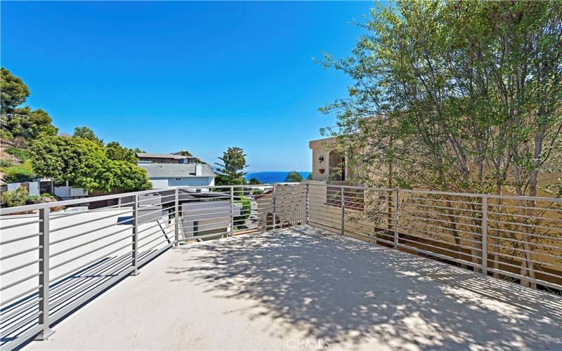 Primary patio and view