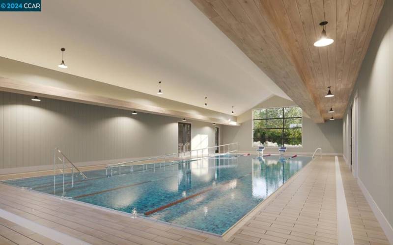 Indoor community pool