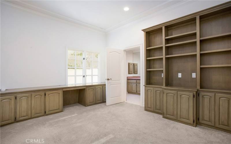 Main floor bedroom with ensuite bathroom