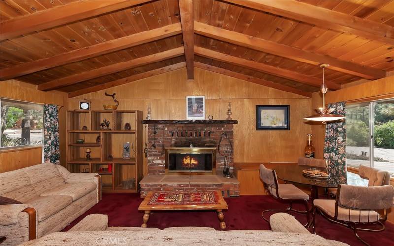 Living Room And Dining Area