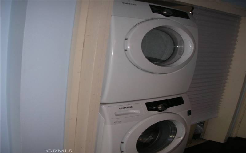 Washer/Dryer in the hall way