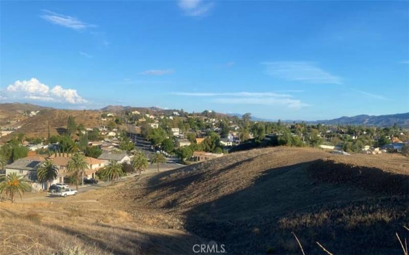 View of Lake across form vacant lot.