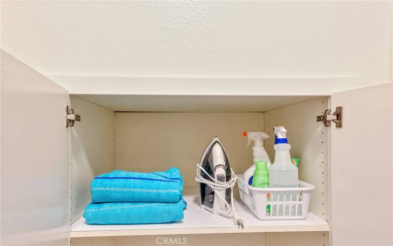 Laundry area closet