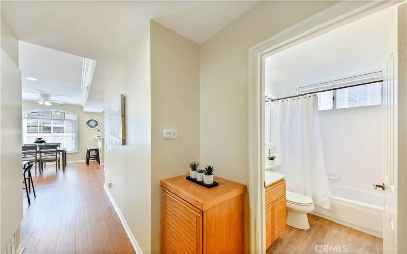 Hallway between Bedrooms and Living Room