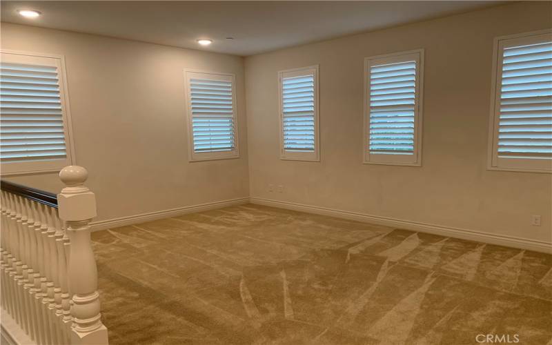 Upstairs open loft/entertaining room