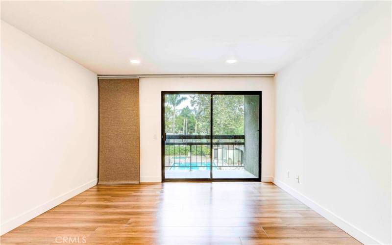 LIVING ROOM W POOL VIEW