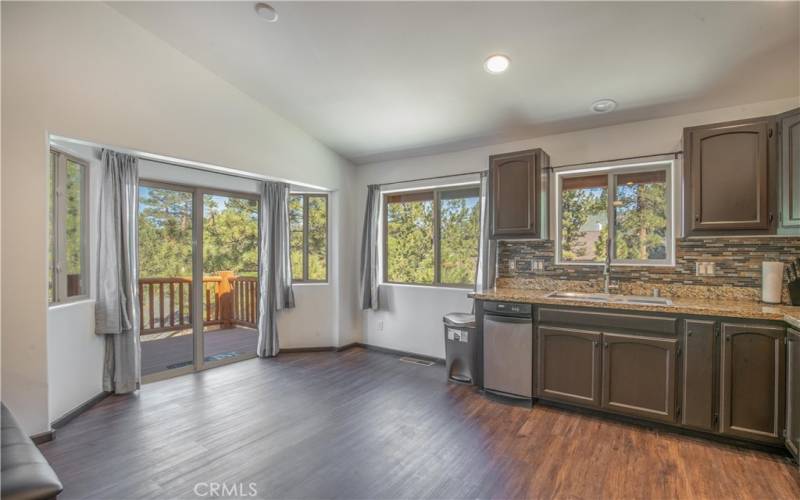 Kitchen access to patio