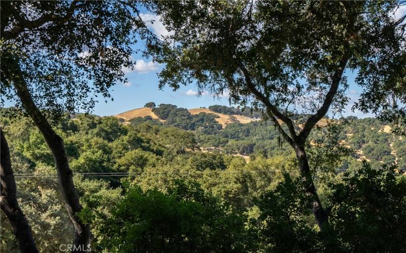 Take a moment to marvel at the view as you walk up to the front door.