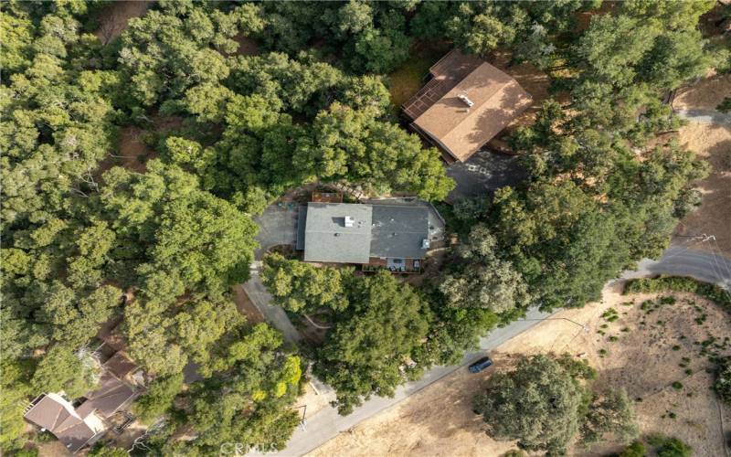 The home sits on ~ 2.48 acres.