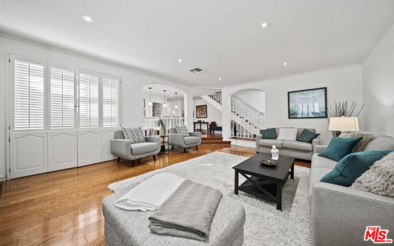 Light-filled living room