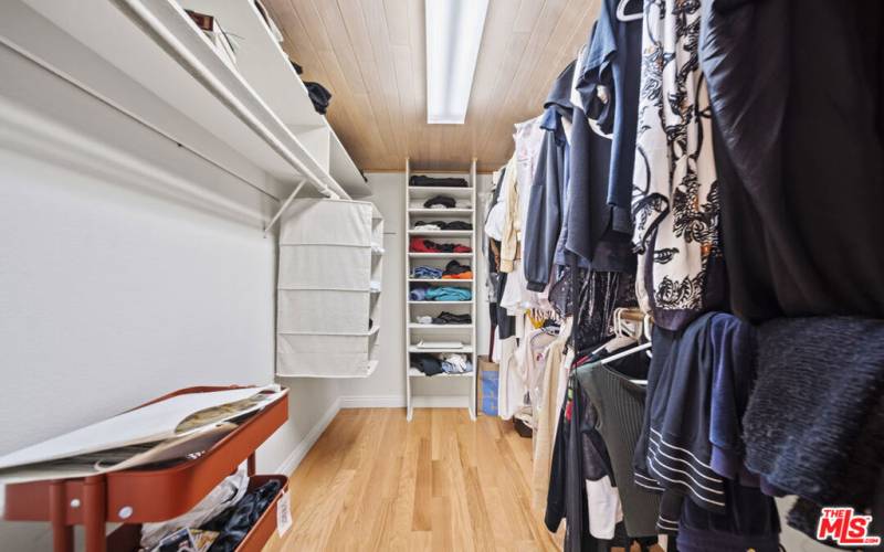 Master walk-in closet