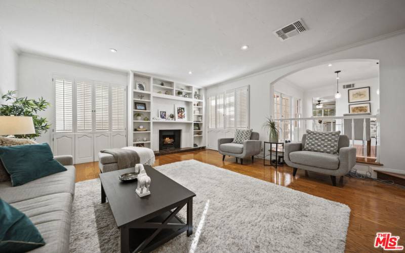 Light-filled living room