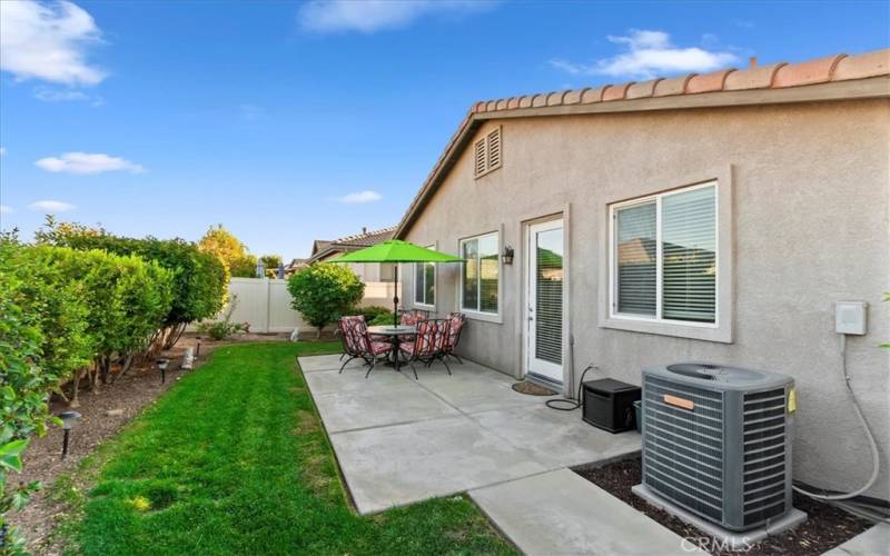 Grassy & Garden Areas in Private 

Back Yard