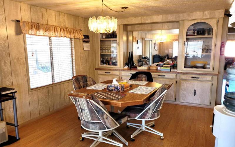 Dining Area with Built-in Hutch