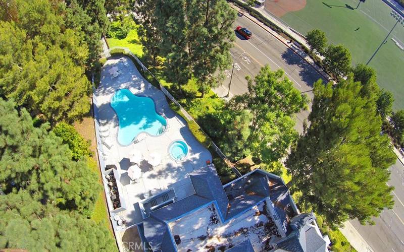 Pool and Jacuzzi located on the second floor!