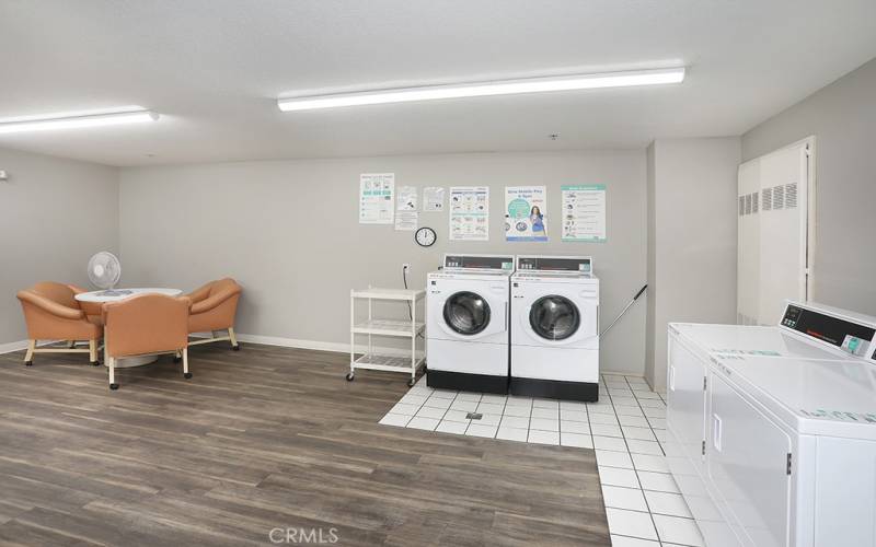 Laundry area on each floor