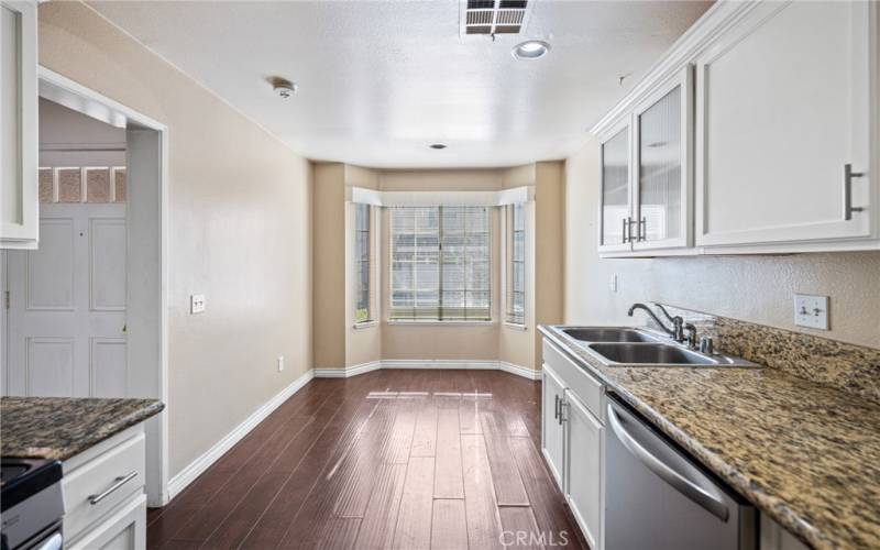 Eating nook in kitchen