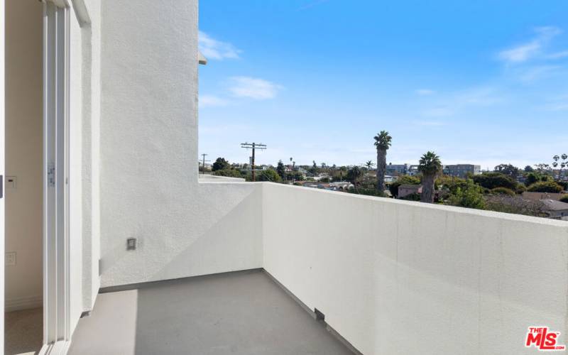 Unit 402- Second Bedroom Balcony