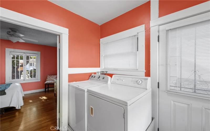 Laundry room inside