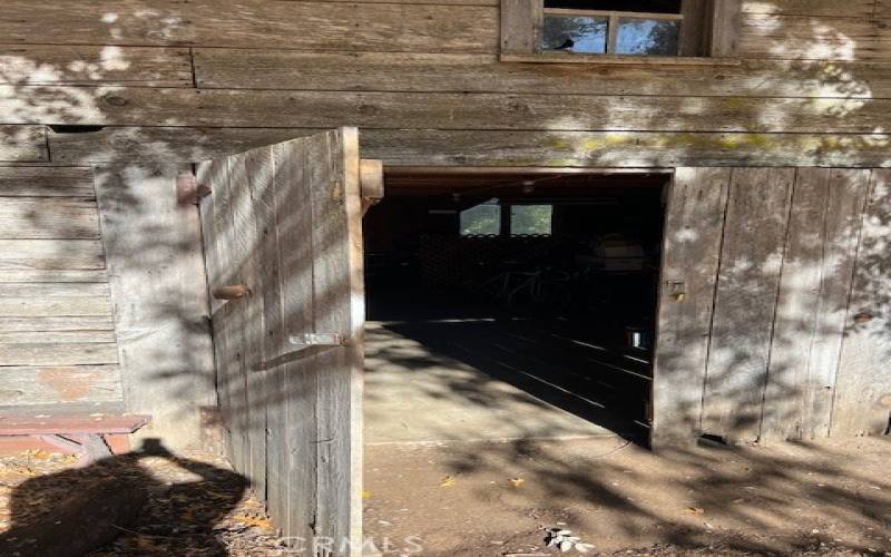 Barn has cement floors