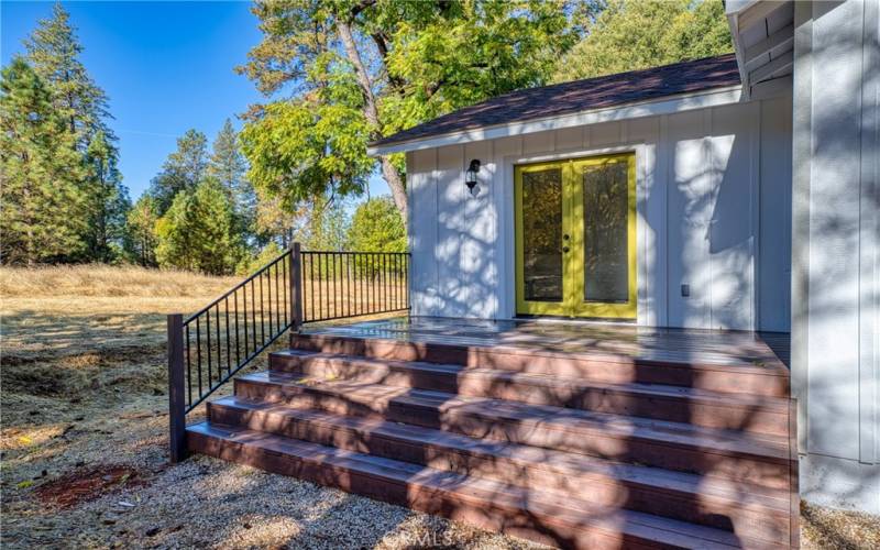 Main bedroom deck