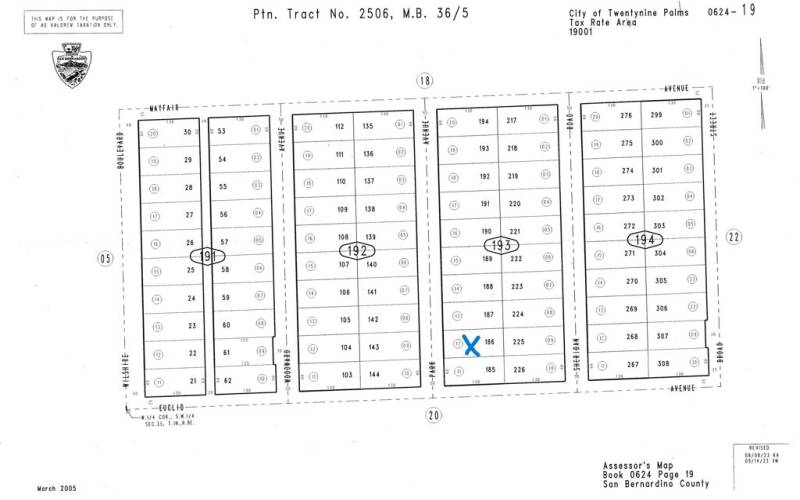 APN 0624-193-12-0000 - ASSESSOR MAP