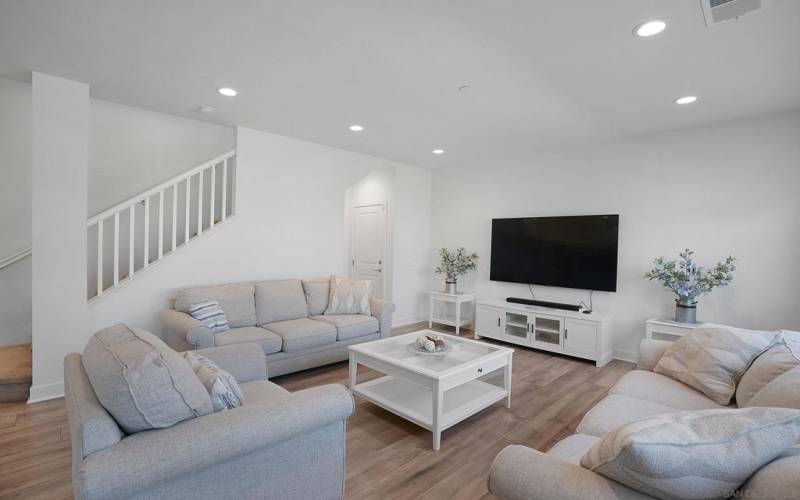 Another View of Living Room with Stairs Leading to 2nd Floor!