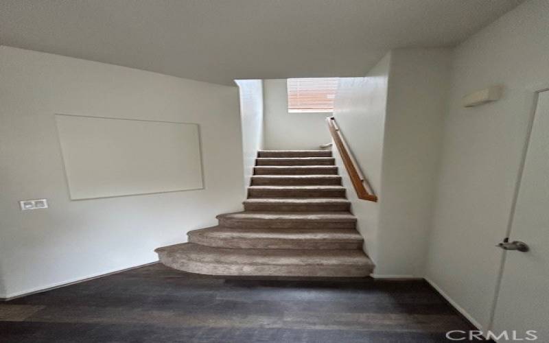 stairs with landing to 2nd floor