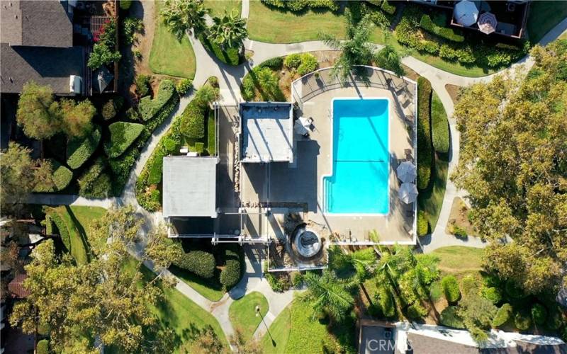 Pool and Clubhouse Area