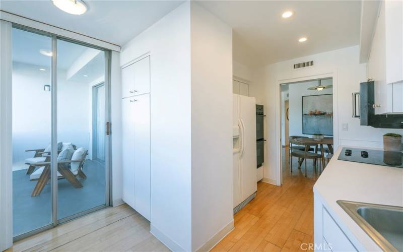 More pantry storage space.