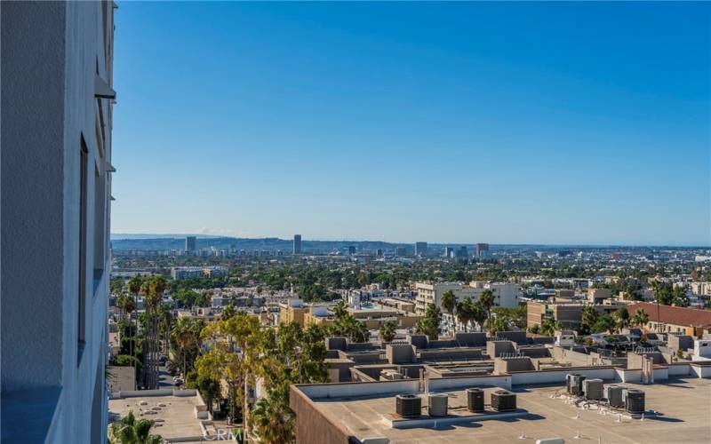 Southwest view from balcony