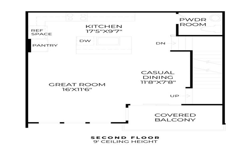 Floor Plan of 2nd Floor