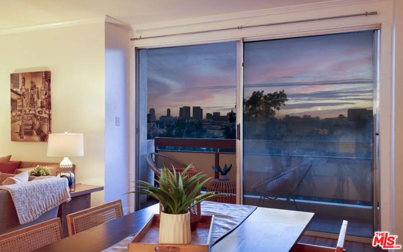 Twilight - Dining Room overlooking City