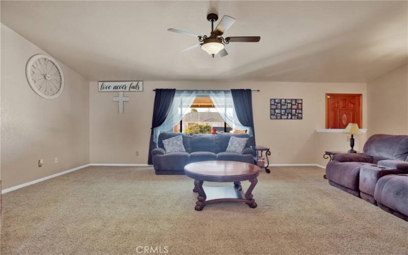 Living Room with Fireplace